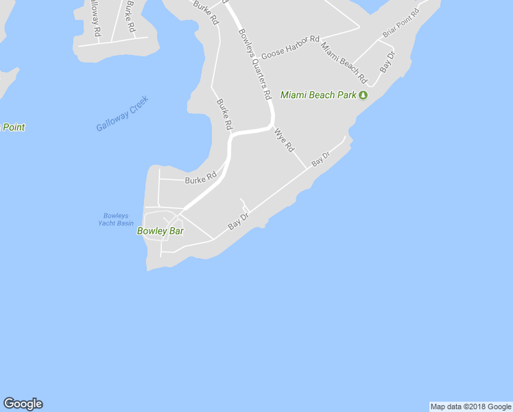 map of restaurants, bars, coffee shops, grocery stores, and more near 3635 Bay Drive in Middle River