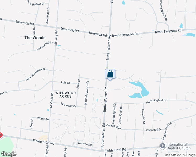map of restaurants, bars, coffee shops, grocery stores, and more near 8326 Glenhaven Court in Butler County