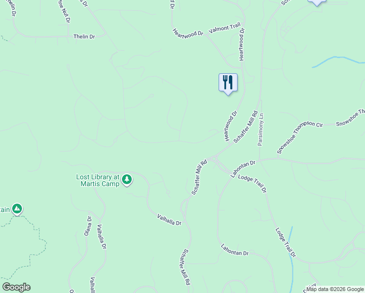 map of restaurants, bars, coffee shops, grocery stores, and more near 10629 Carson Range Road in Truckee