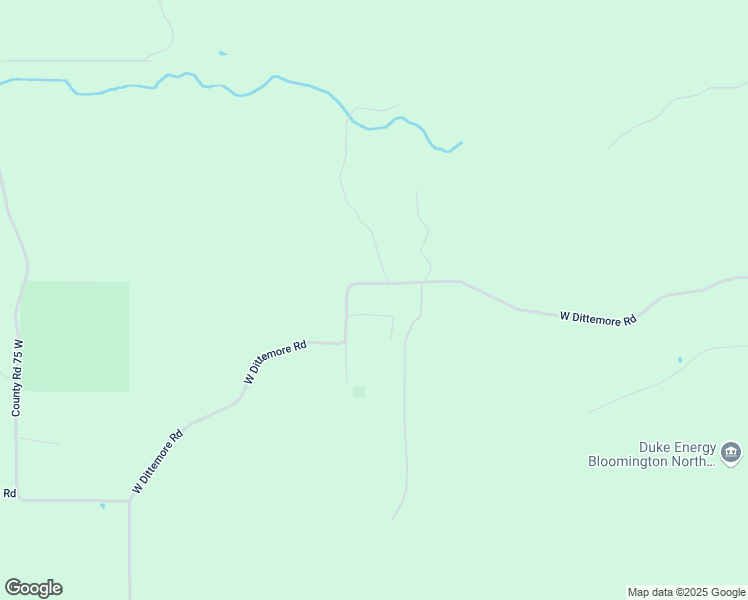 map of restaurants, bars, coffee shops, grocery stores, and more near 615 West Dittemore Road in Bloomington