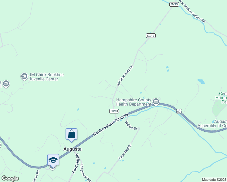 map of restaurants, bars, coffee shops, grocery stores, and more near 225 Sol Shanholtz Road in Augusta