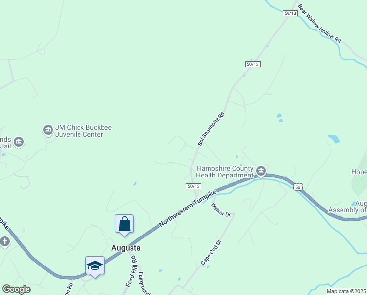 map of restaurants, bars, coffee shops, grocery stores, and more near 185 Sol Shanholtz Road in Augusta