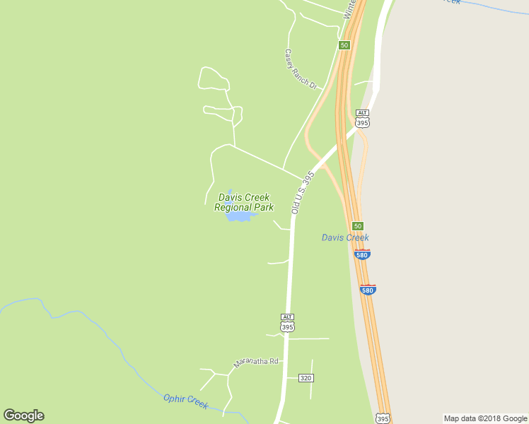 map of restaurants, bars, coffee shops, grocery stores, and more near 20 Davis Creek Circle in Carson City