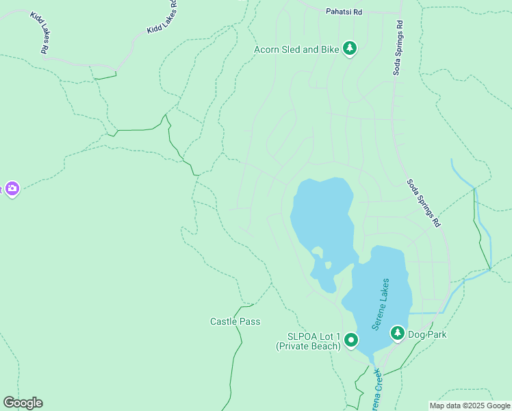 map of restaurants, bars, coffee shops, grocery stores, and more near 3123 Westshore Drive in Soda Springs