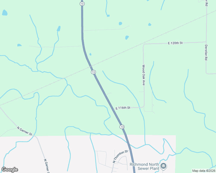 map of restaurants, bars, coffee shops, grocery stores, and more near 11751 Missouri 13 in Richmond