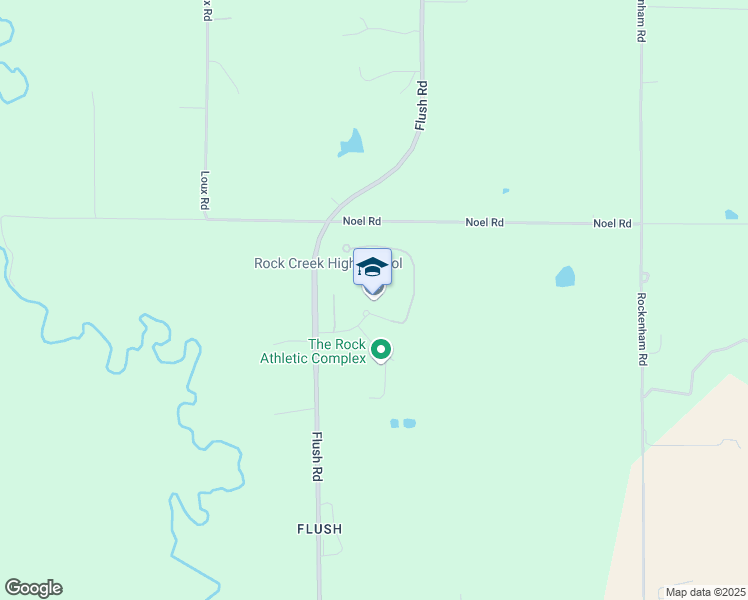 map of restaurants, bars, coffee shops, grocery stores, and more near 9355 Flush Road in Saint George