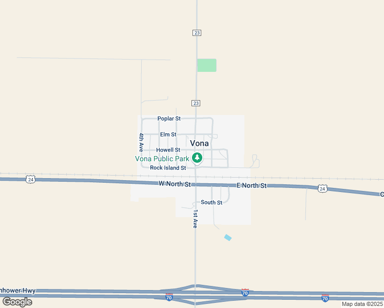 map of restaurants, bars, coffee shops, grocery stores, and more near 1293 1st Avenue in Vona