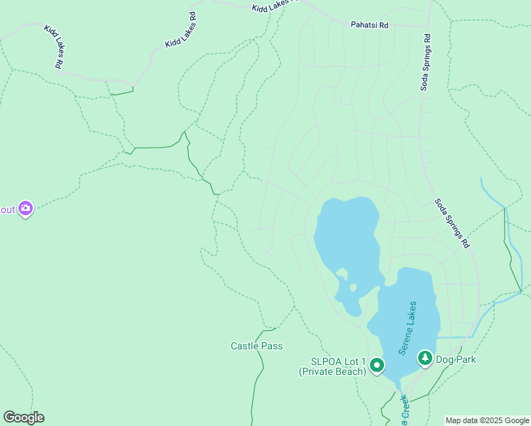 map of restaurants, bars, coffee shops, grocery stores, and more near 3338 Hillside Drive in Soda Springs