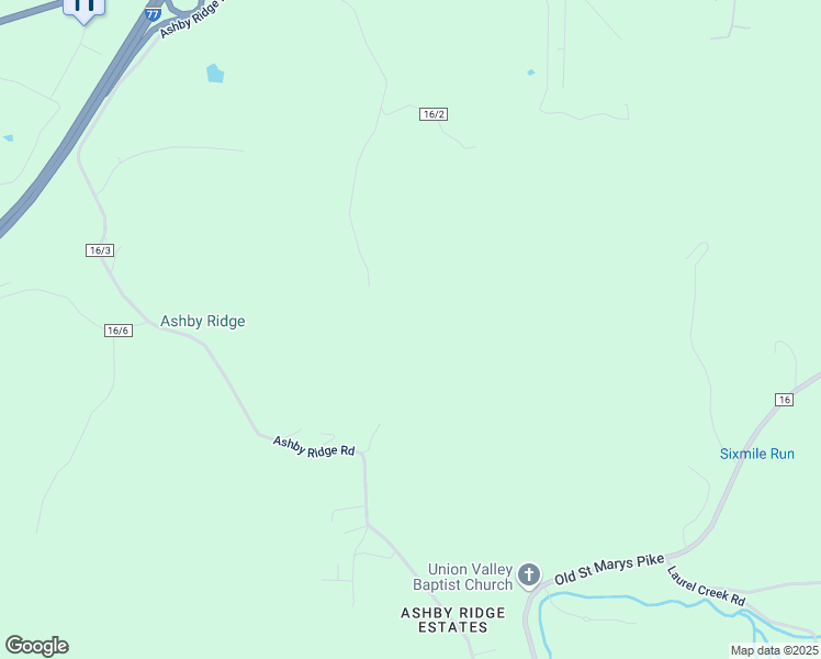 map of restaurants, bars, coffee shops, grocery stores, and more near County Route 16/2 in Parkersburg