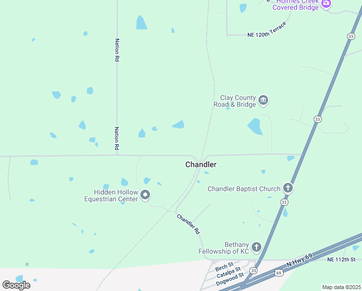 map of restaurants, bars, coffee shops, grocery stores, and more near 16006 Northeast 116th Street in Kearney
