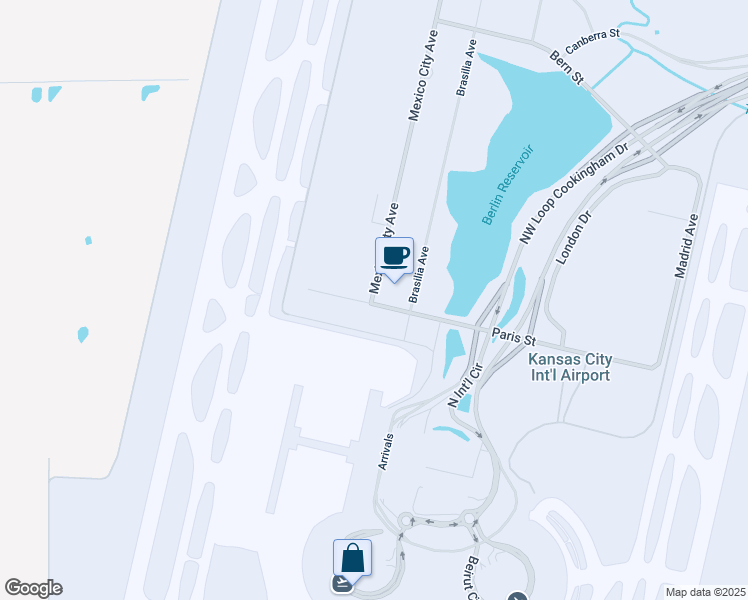 map of restaurants, bars, coffee shops, grocery stores, and more near in Kansas City