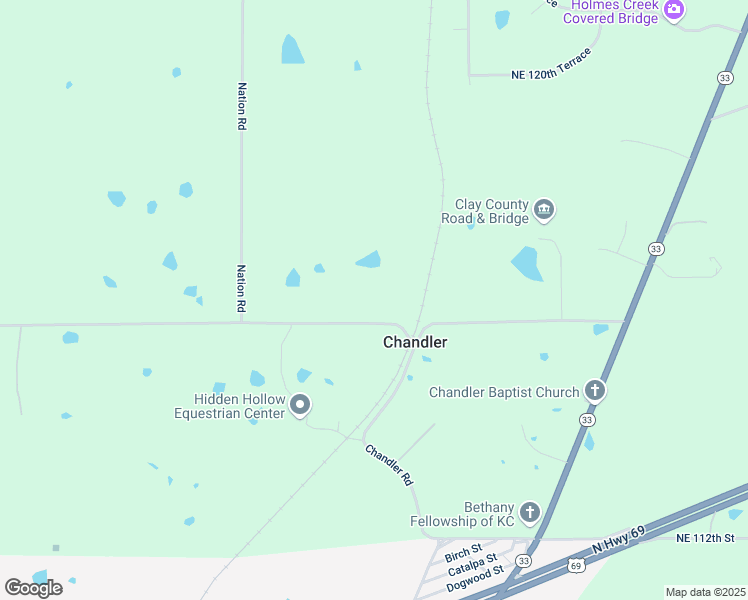 map of restaurants, bars, coffee shops, grocery stores, and more near 16006 Northeast 116th Street in Kearney