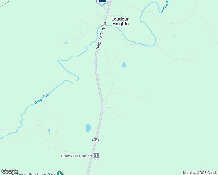 map of restaurants, bars, coffee shops, grocery stores, and more near 11299 Russell Road in Purcellville