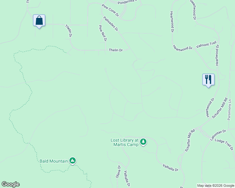 map of restaurants, bars, coffee shops, grocery stores, and more near in Truckee