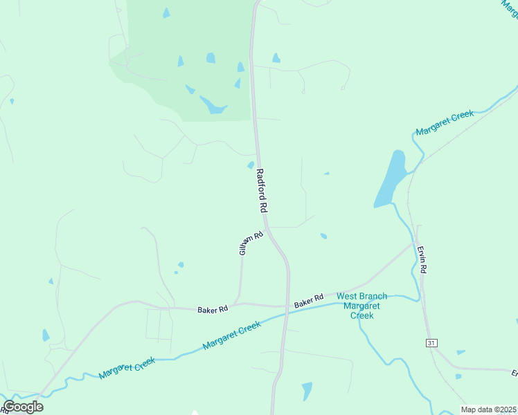 map of restaurants, bars, coffee shops, grocery stores, and more near 7167 Radford Road in Athens