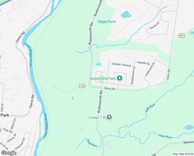 map of restaurants, bars, coffee shops, grocery stores, and more near 1478 Stableview Circle in Maineville