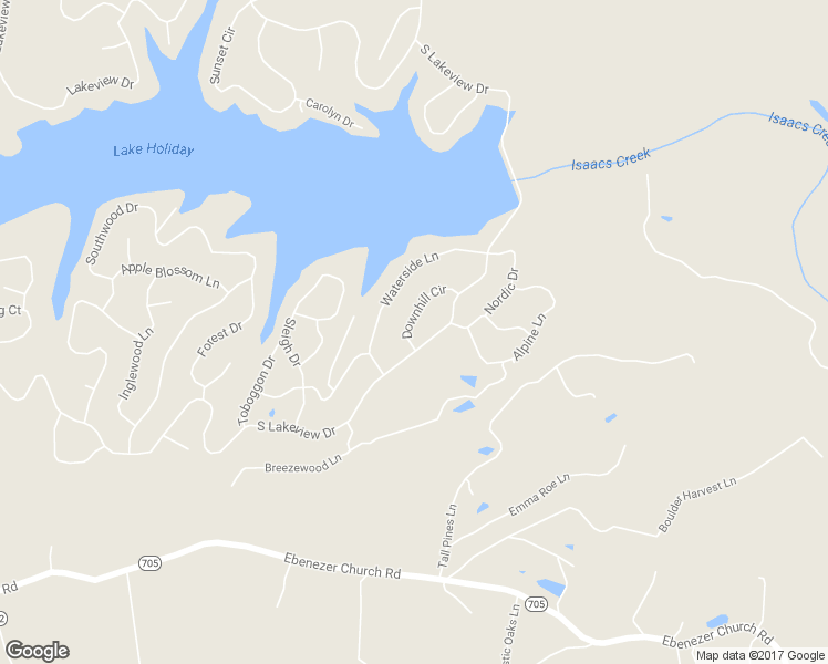 map of restaurants, bars, coffee shops, grocery stores, and more near 123 Downhill Circle in Cross Junction