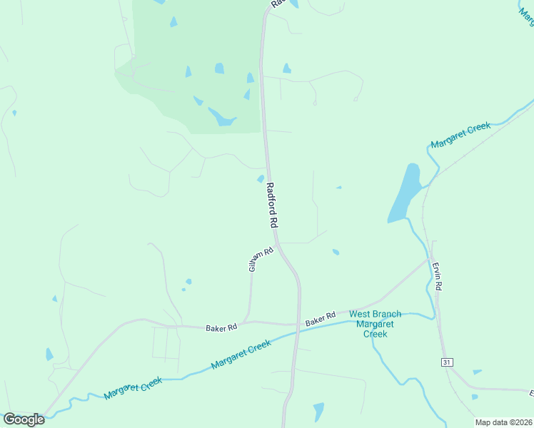 map of restaurants, bars, coffee shops, grocery stores, and more near 7167 Radford Road in Athens