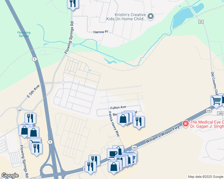 map of restaurants, bars, coffee shops, grocery stores, and more near 462 Mountain Laurel Boulevard in Charles Town