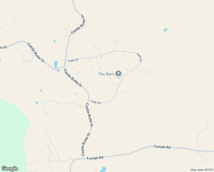 map of restaurants, bars, coffee shops, grocery stores, and more near 1425 Colt Circle in Castle Rock