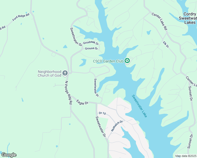 map of restaurants, bars, coffee shops, grocery stores, and more near 7385 Hummingbird Drive in Nineveh