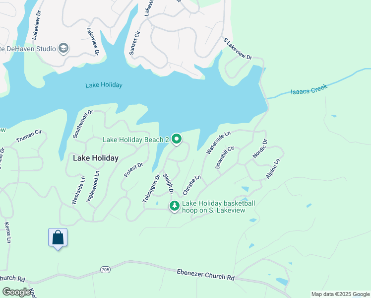 map of restaurants, bars, coffee shops, grocery stores, and more near 514 Sleigh Drive in Cross Junction