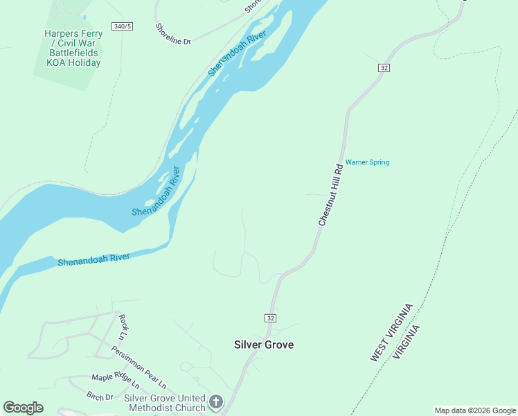map of restaurants, bars, coffee shops, grocery stores, and more near 382 Wood Cutters Lane in Harpers Ferry