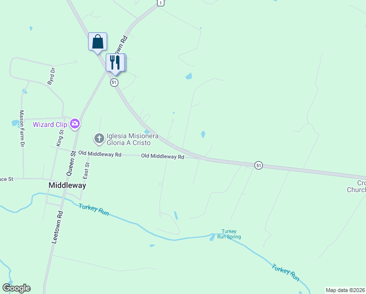 map of restaurants, bars, coffee shops, grocery stores, and more near 122 Shadowhawk Lane in Kearneysville