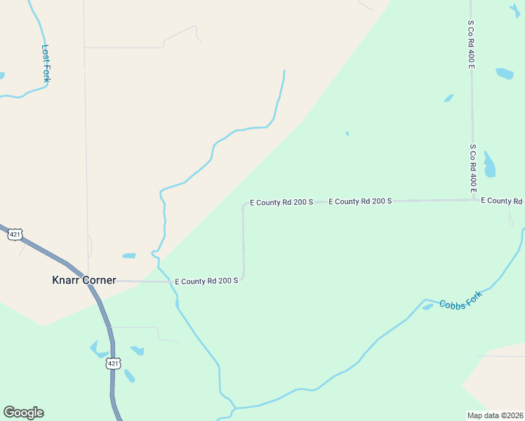 map of restaurants, bars, coffee shops, grocery stores, and more near 2945 East County Road 200 South in Greensburg