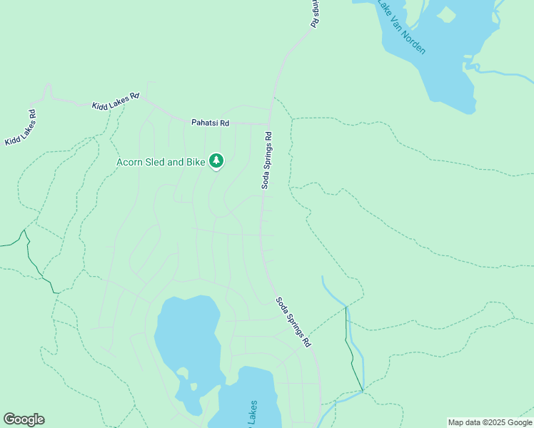 map of restaurants, bars, coffee shops, grocery stores, and more near 6780 Soda Springs Road in Truckee