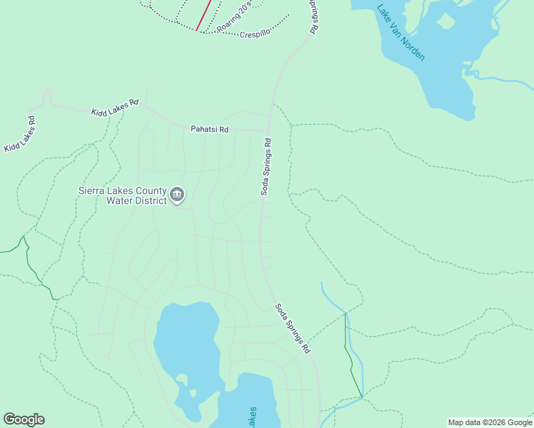 map of restaurants, bars, coffee shops, grocery stores, and more near 6780 Soda Springs Road in Truckee