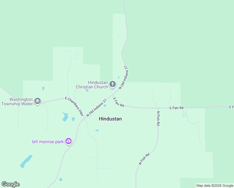 map of restaurants, bars, coffee shops, grocery stores, and more near 4025 E Farr Rd in Bloomington