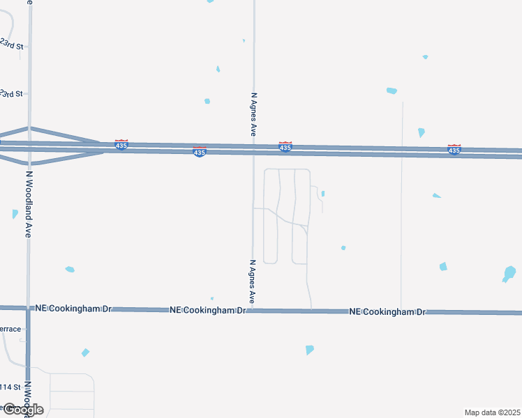map of restaurants, bars, coffee shops, grocery stores, and more near 11827 North Bellefontaine Avenue in Kansas City