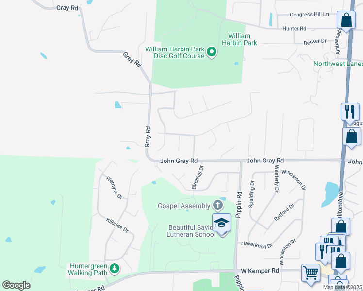 map of restaurants, bars, coffee shops, grocery stores, and more near 30 Apothecary Place in Fairfield