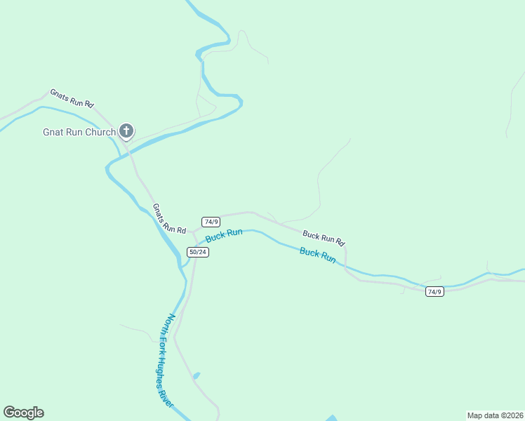 map of restaurants, bars, coffee shops, grocery stores, and more near Buck Run Road in Pennsboro