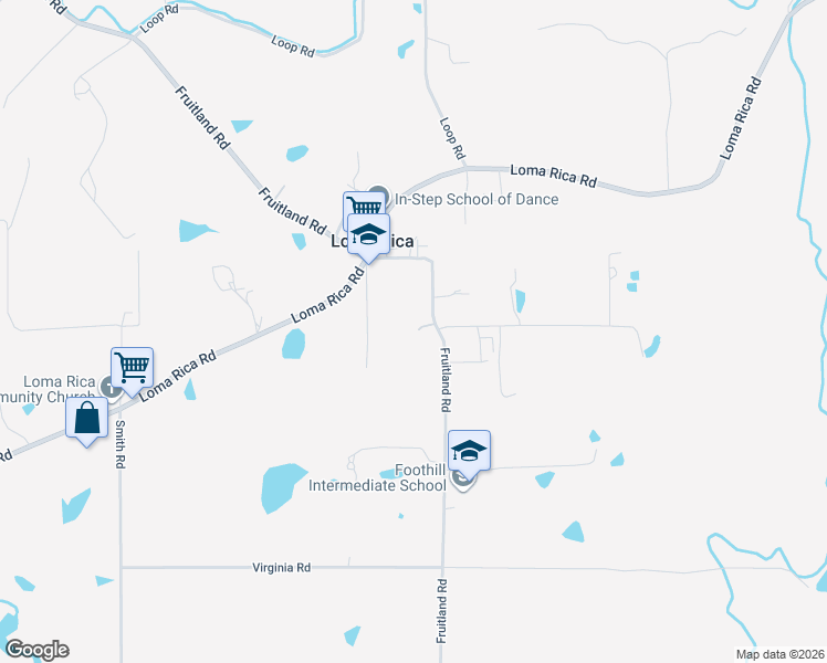 map of restaurants, bars, coffee shops, grocery stores, and more near 5224 Fruitland Road in Marysville