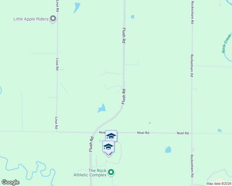 map of restaurants, bars, coffee shops, grocery stores, and more near 9830 Flush Road in Saint George