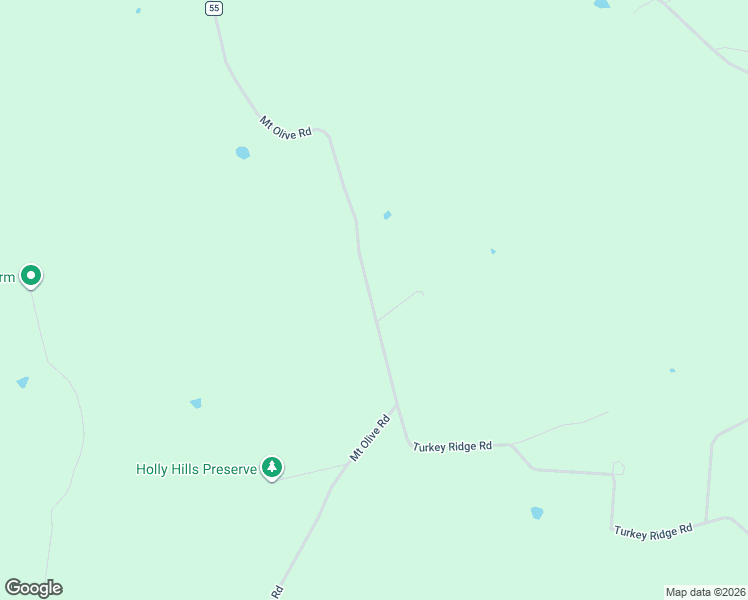 map of restaurants, bars, coffee shops, grocery stores, and more near 1060 Mount Olive Road in South Salem