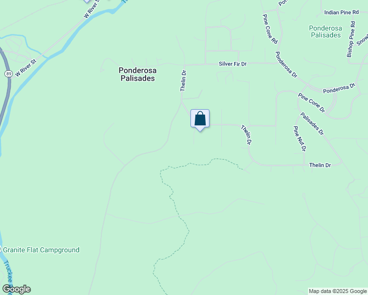 map of restaurants, bars, coffee shops, grocery stores, and more near 11630 Sawtooth Court in Truckee