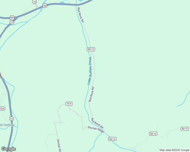 map of restaurants, bars, coffee shops, grocery stores, and more near Red Rock Road in Preston County