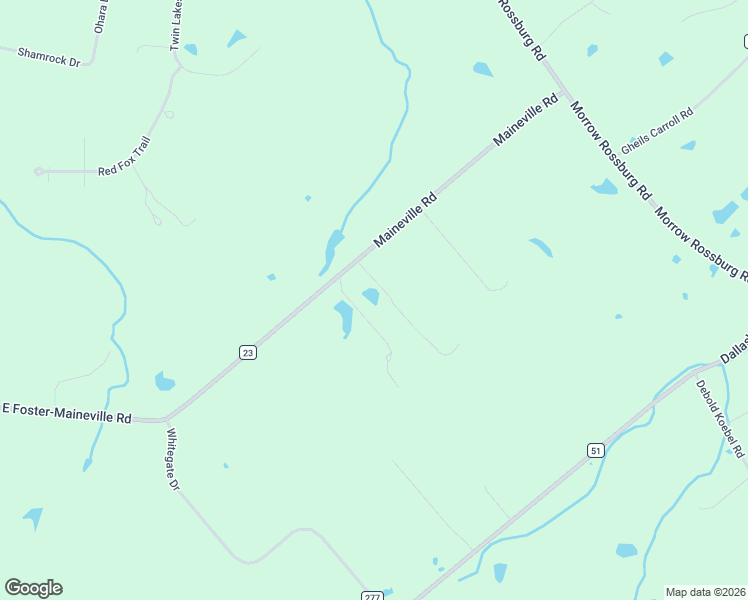 map of restaurants, bars, coffee shops, grocery stores, and more near 3753 East Foster-Maineville Road in Morrow