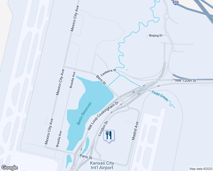 map of restaurants, bars, coffee shops, grocery stores, and more near in Kansas City