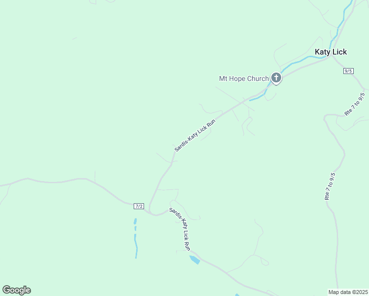 map of restaurants, bars, coffee shops, grocery stores, and more near 1834 Sardis-Katy Lick Run in Clarksburg