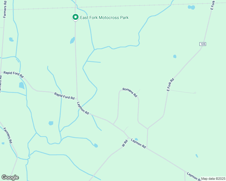 map of restaurants, bars, coffee shops, grocery stores, and more near 291 Romans Road in New Vienna