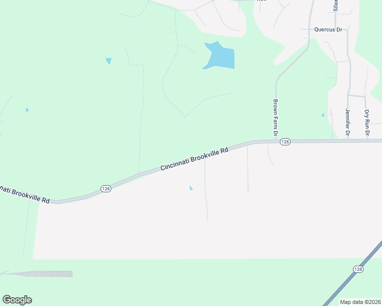 map of restaurants, bars, coffee shops, grocery stores, and more near 3348 Cincinnati Brookville Road in Hamilton