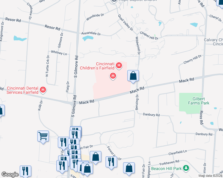 3050 Mack Road, Fairfield OH Walk Score