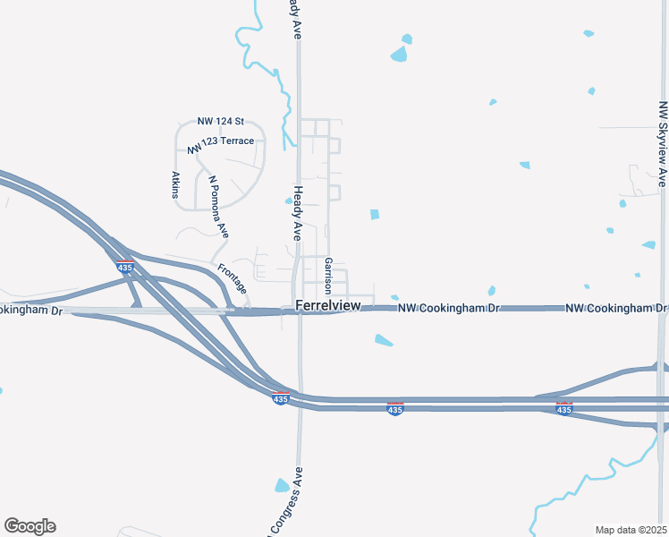 map of restaurants, bars, coffee shops, grocery stores, and more near 219 Garrison in Ferrelview