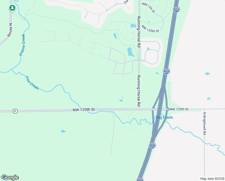 map of restaurants, bars, coffee shops, grocery stores, and more near 16000-16198 Northwest 120th Street in Platte City