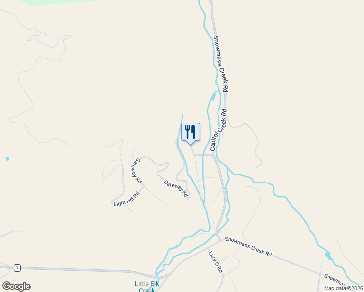 map of restaurants, bars, coffee shops, grocery stores, and more near 280 Gateway Rd in Snowmass