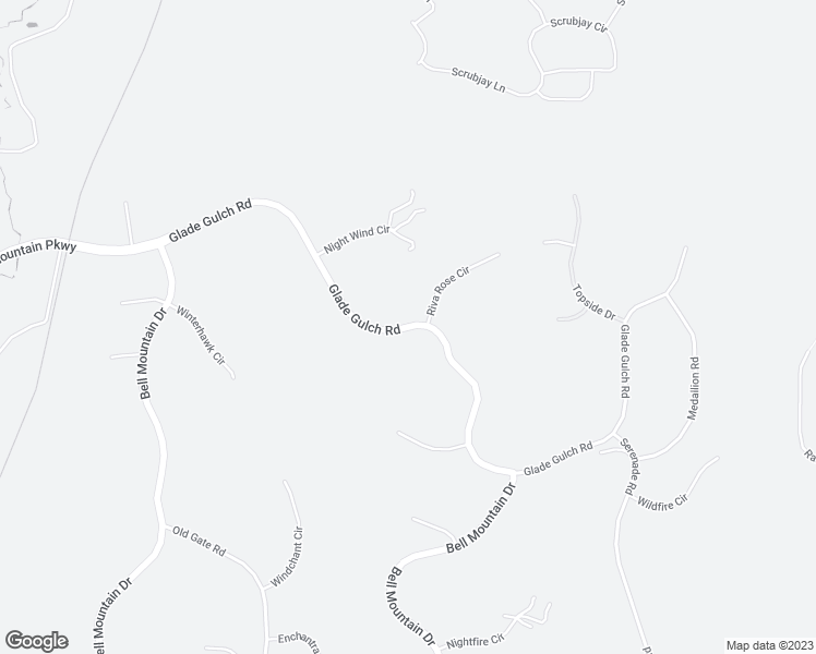 map of restaurants, bars, coffee shops, grocery stores, and more near 1121 Glade Gulch Road in Castle Rock